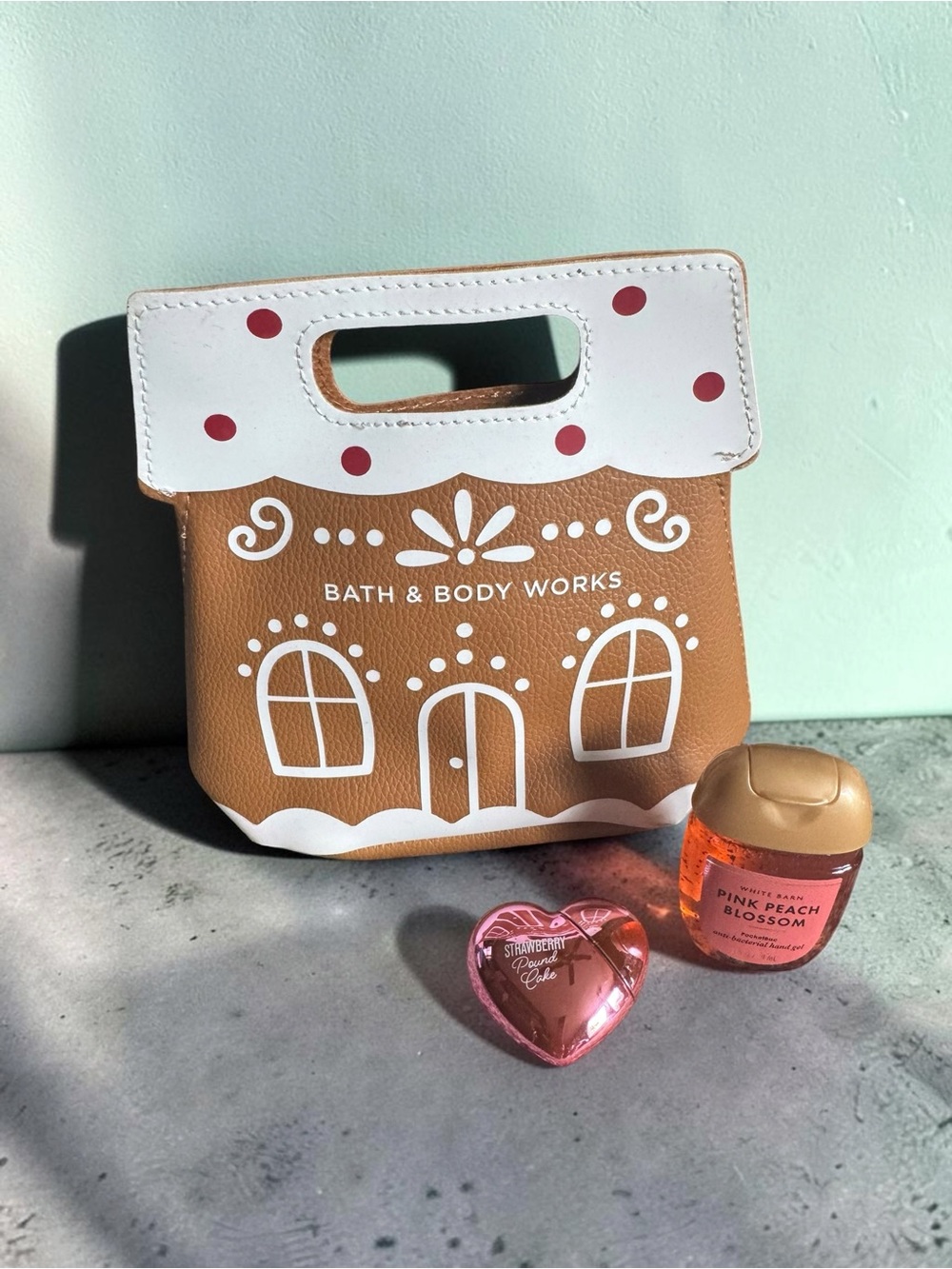 Bath and Body Works Leather Gift Bag Bundle NWT